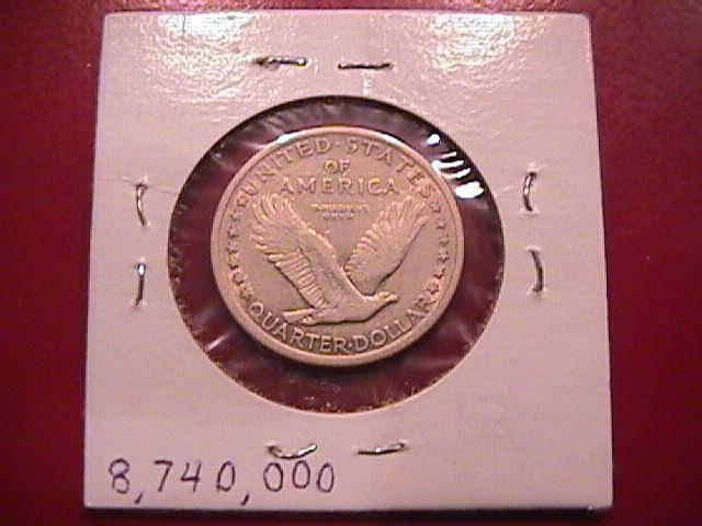 Standing Liberty Silver Quarter 1917 Type1 Extremely Fine Condition