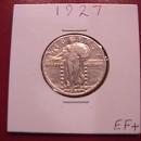 Standing Liberty Silver Quarter 1927 Extremely Fine Plus Condition
