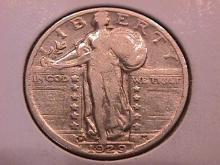 Standing Liberty Silver Quarter 1929-D Very Fine Condition