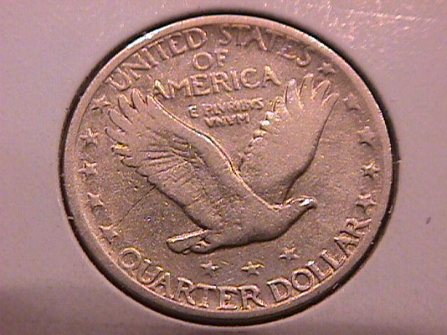 Standing Liberty Silver Quarter 1929-D Very Fine Condition