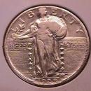 Standing Liberty Silver Quarter 1929-D Very Fine Plus Condition