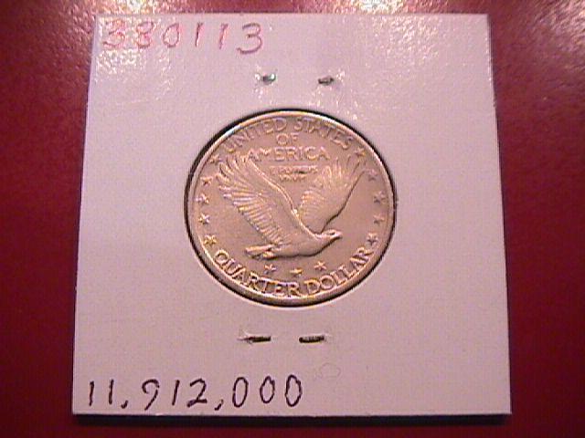 Standing Liberty Silver Quarter 1927 Almost Uncirculated Condition