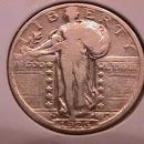 Standing Liberty Silver Quarter 1926-D Very Fine Condition