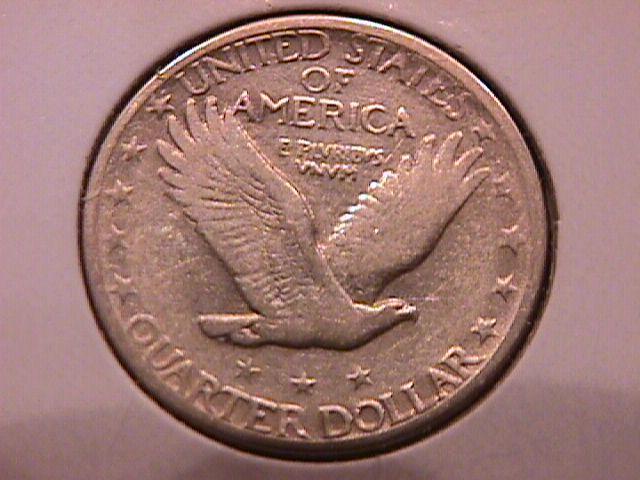 Standing Liberty Silver Quarter 1926-D Very Fine Condition