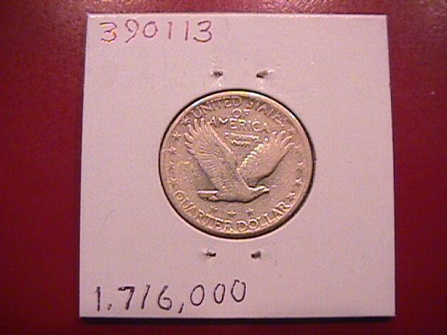 Standing Liberty Silver Quarter 1926-D Very Fine Condition