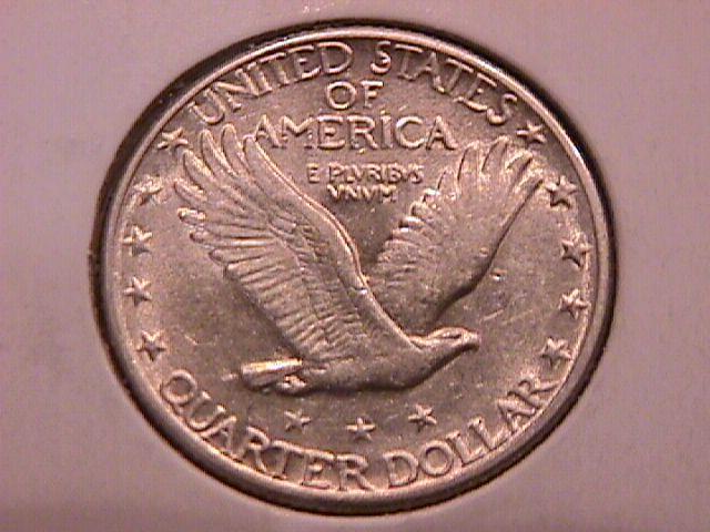Standing Liberty Silver Quarter 1930 Almost Uncirculated Condition