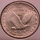 Standing Liberty Silver Quarter 1930 Almost Uncirculated Condition