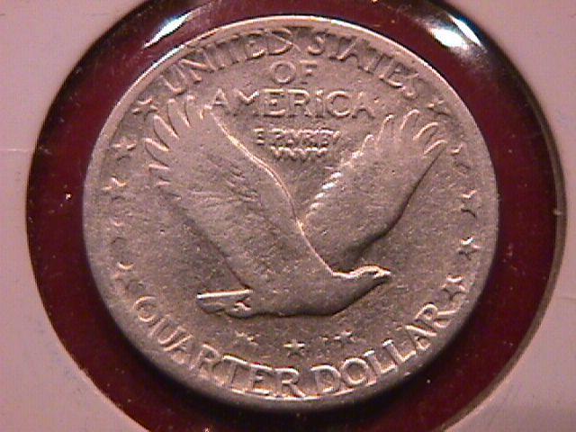 Standing Liberty Silver Quarter 1927-S Very Fine Condition