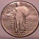 Standing Liberty Silver Quarter 1930-S Very Fine Condition