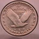 Standing Liberty Silver Quarter 1930-S Very Fine Condition