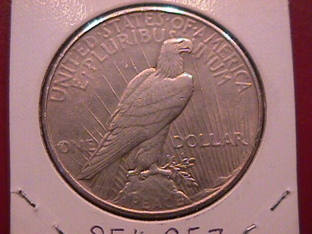 Peace Type Silver Dollar 1934 Almost Uncirculated Condition