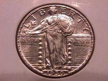 Standing Liberty Silver Quarter 1930 Mint State #63