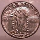 Standing Liberty Silver Quarter 1930 Mint State #63