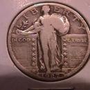 Standing Liberty Silver Quarter 1927-S Fine Plus Plus Condition