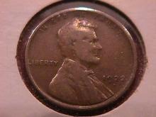 Lincoln Cent 1922-D Fine to Very Fine Condition