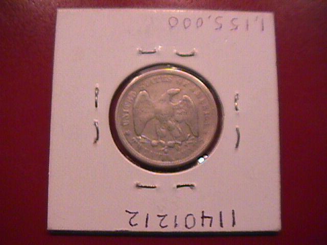 Liberty Seated Silver Twenty Cent Piece 1875-S Very Fine to Extremely Fine Condition