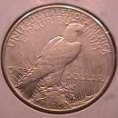 Peace Type Silver Dollar 1921 Almost Uncirculated Condition