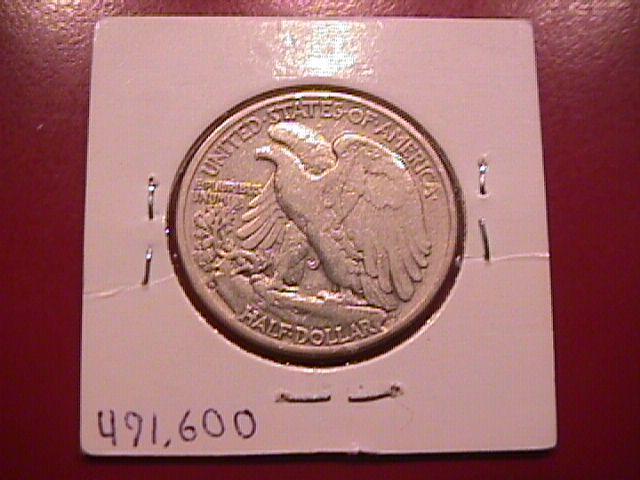 Liberty Walking Silver Half Dollar 1938-D Very Fine #20 Condition