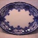 John Maddock and Sons-Flow Blue (Dainty) Ham Platter