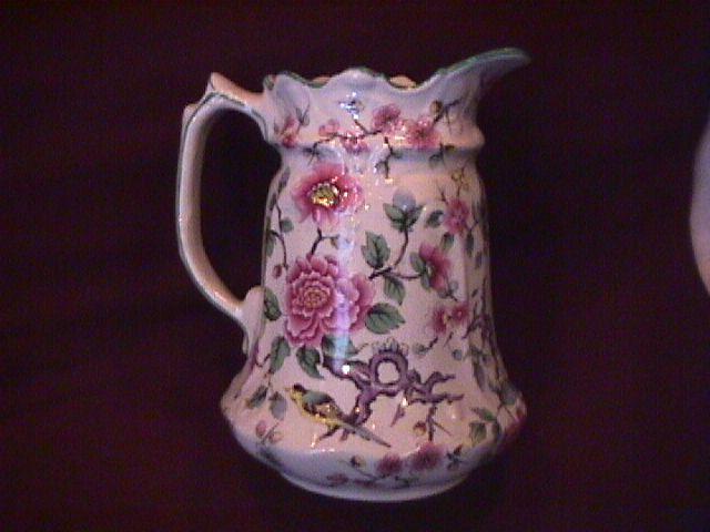 James Kent Ltd., Old Foley (Chinese Rose) Milk Pitcher