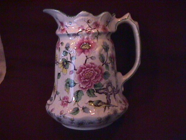 James Kent Ltd., Old Foley (Chinese Rose) Milk Pitcher