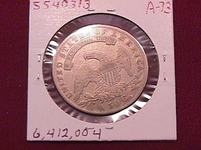 Capped Bust Half Dollar 1834 Very Fine Condition