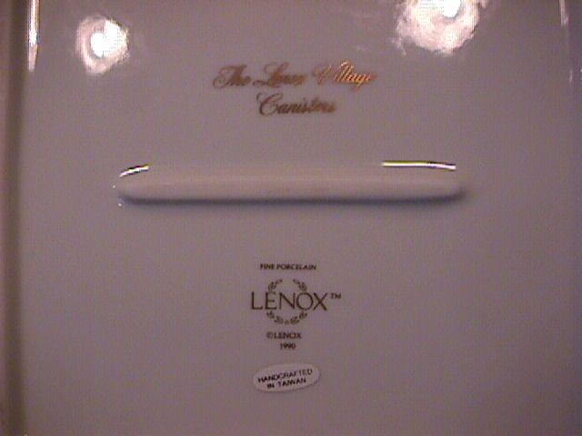 Lenox Fine Porcelain (The Lenox Village) Coffee Canister