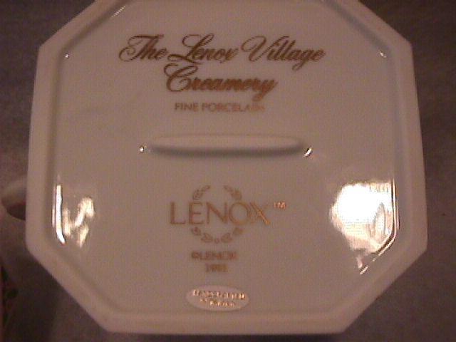 Lenox Fine Porcelain (The Lenox Village Creamery) Creamer