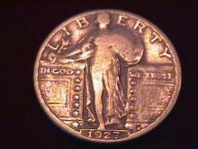 Standing Liberty Silver Quarter 1927-S Very Fine Plus Condition