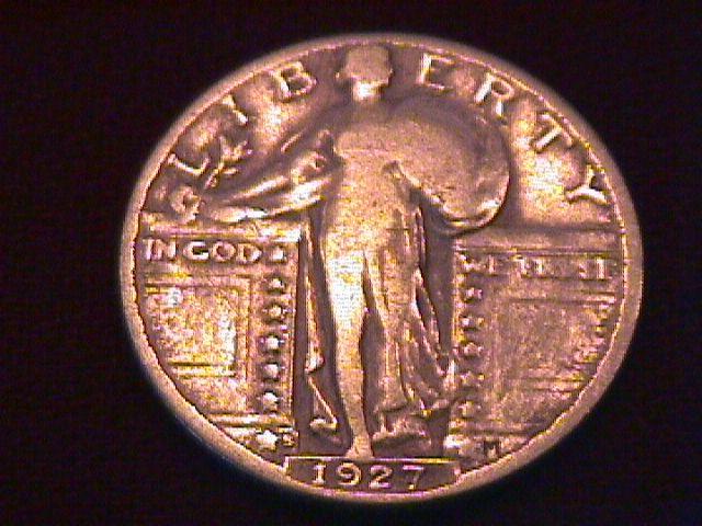 Standing Liberty Silver Quarter 1927-S Very Fine Plus Condition