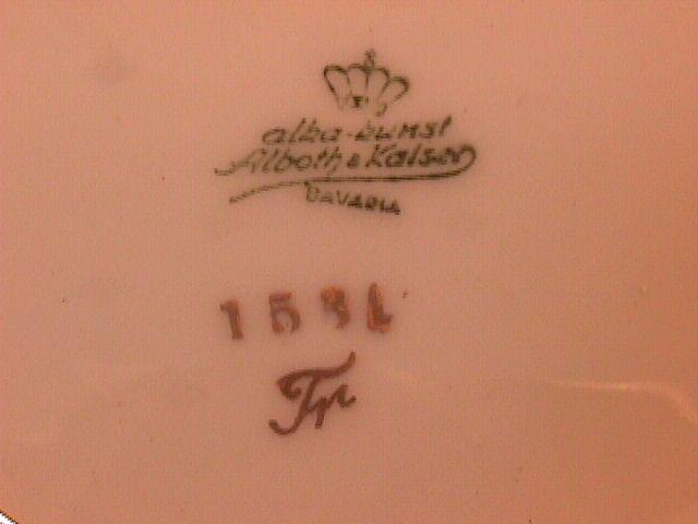 Alboth & Kaiser Fine China (Elegant Rose) #1531 Coaster