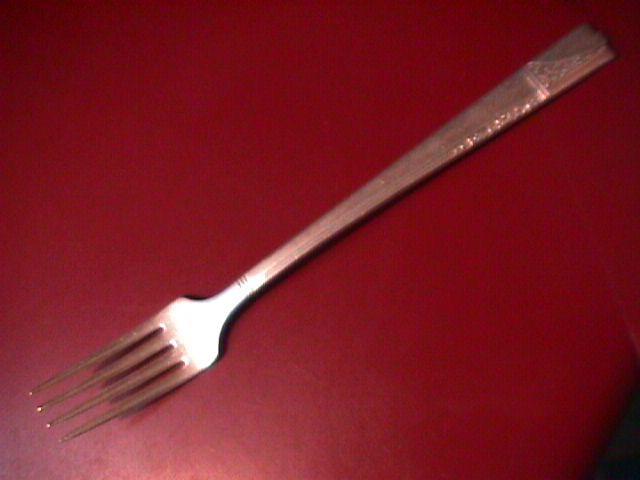 Oneida Nobility Silverplate (Caprice) 1937 Lunch Fork