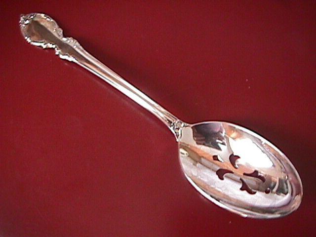International 1847 Rogers Silverplate (Reflection) Pierced Serving Spoon