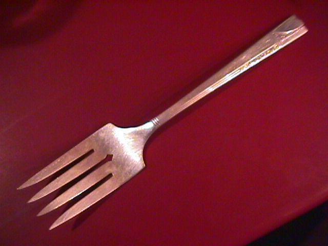 Oneida Nobility Silverplate CAPRICE1937 Cold meat Fork