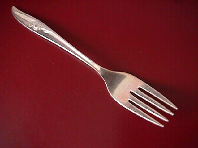 International 1847 Rogers Silverplate (Magic Rose) Salad Fork