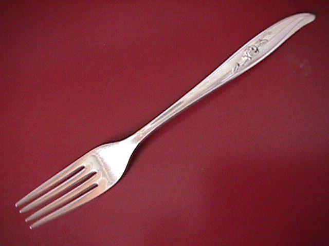 International 1847 Rogers Silverplate (Magic Rose) Salad Fork