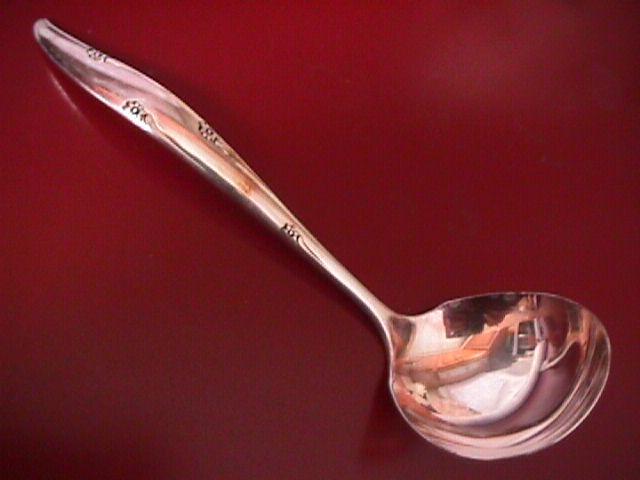 Oneida Community Silverplate (Silver Flowers) Gravy Ladle