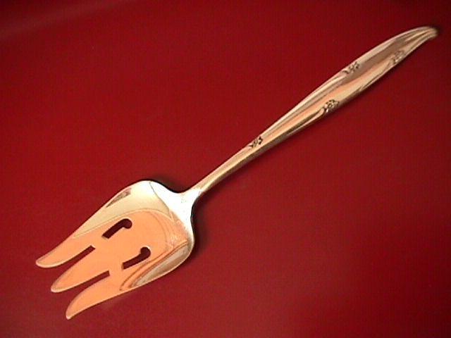 Oneida Community Silverplate (Silver Flowers) Cold Meat Fork