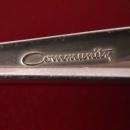 Oneida Community Silverplate (Silver Flowers) Cold Meat Fork