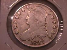 Capped Bust Silver Half Dollar 1827 Fine Plus Condition
