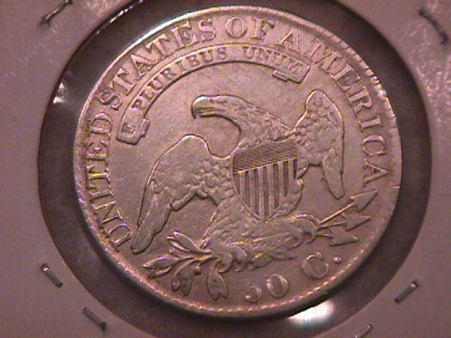 Capped Bust Silver Half Dollar 1827 Fine Plus Condition