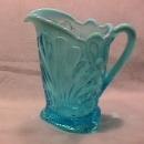 Jefferson Glass Co.- Blue Opalescent (Tokyo) Water Pitcher