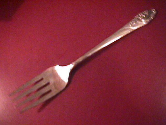 Oneida Community Silverplate EVENING STAR Salad fork