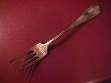 D. J. Flatware (Baquette) Silverplate Dinner Fork