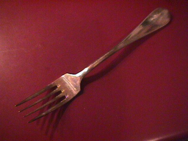 D. J. Flatware (Baquette) Silverplate Dinner Fork