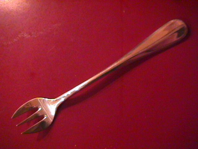 D. J. Flatware (Baquette) Silverplate Cocktail Fork