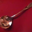 D. J. Flatware (Baquette) Silverplate Cream Soup Spoon