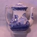 Spode Fine China (Blue Italian) C1816 P Coffee Pot & Lid