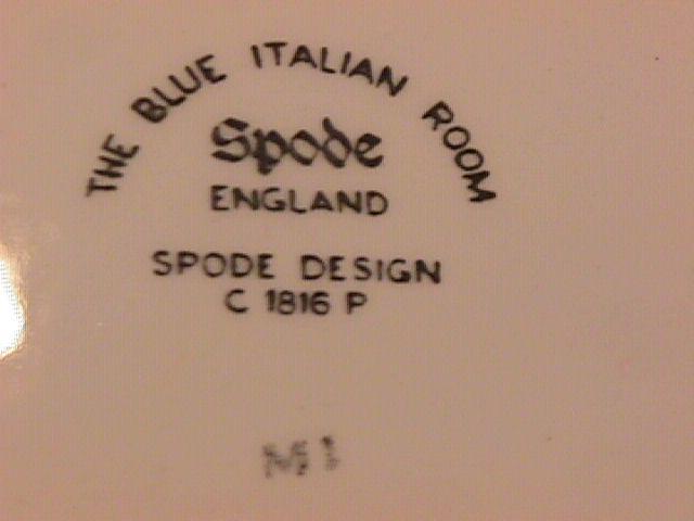 Spode Fine China (Blue Italian) C1816 P Coffee Pot & Lid