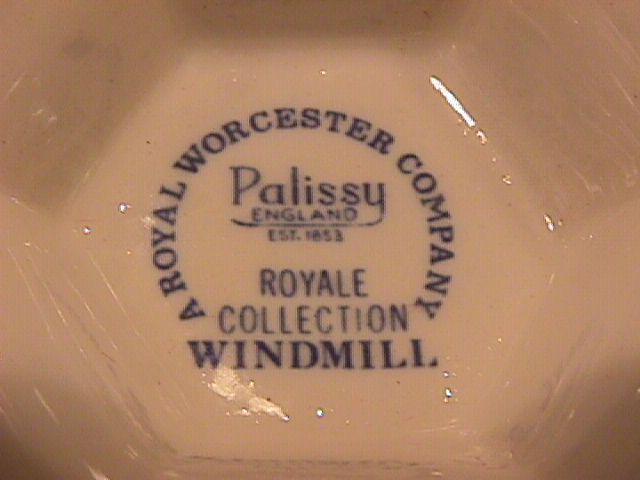Royal Worcester Palissy (Windmill) Vase